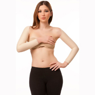 Isavela SL01-LS Full Length Sleeves w/ Hook & Eye Back Closure-Med-BLK
