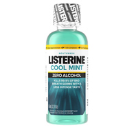 Listerine Zero Johnson & Johnson Consumer 10312547428306-Listerine Zero Clean Mint Mouthwash, 3.2 oz Bottle (CS/24)