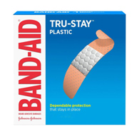 Tru-Stay Johnson & Johnson Consumer 10381371183491-Adhesive Strip Tru-Stay 2-3/4 x 3-1/2 in Plastic Rectangle Tan (CS/168)
