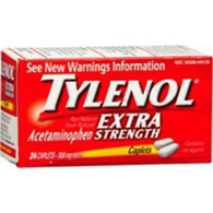 Tylenol Johnson & Johnson Consumer 30300450449055-Tylenol Extra Strength Caplets For Adults, Pain Relief (CS/72)