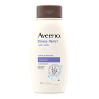 Aveeno Stress Free J & J Sales 38137117756-Body Wash Aveeno Stress Free Liquid 18 oz Bottle Lavender Scent, Soaps (EA/1)