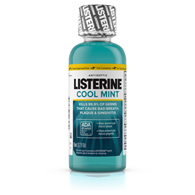 Listerine Johnson & Johnson Consumer 50312547427956-Listerine Cool Mint Antiseptic Mouthwash, 3.2 oz Bottle (CS/24)