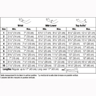 Jobst 102248 Bella Strong 15-20 mmHg Long Armsleeve-Black-Size 8