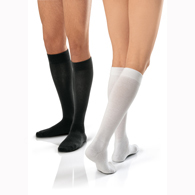 Jobst 110058 Activewear Closed Toe Knee High Socks-30-40 mmHg-Black-XL