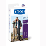Jobst 110535 Activewear CT Knee High Socks-30-40 mmHg-Blk-FC-LGE
