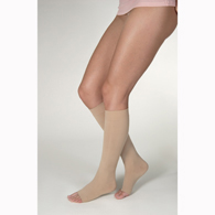 Jobst 115333 Opaque Knee High Open Toe Socks-15-20 mmHg-Natural-Large