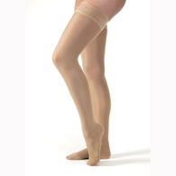 Jobst 119400 Lace Ultrasheer Thigh High CT Stockings-15-20 mmHg-Blk-XL