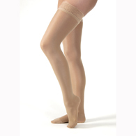 Jobst 119524 Lace Ultrasheer Thigh High CT Socks-15-20 mmHg-ANTH-LG