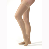 Jobst 119648 Lace Ultrasheer Thigh High CT Socks-20-30 mmHg-Pet-Blk-SM