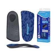 PowerStep 5012;03F Pinnacle 3/4 Length Orthotic Insole for Tight Shoes - Size F