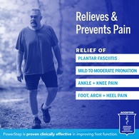 PowerStep 5017-01 Extra Wide Arch Support Orthotic Insoles - 11 Sizes