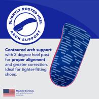 PowerStep 5040-03KF Pinnacle Junior 3/4 Length Children's Insole - Size KF