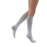 Jobst 7528901 Knee High CT Sport Socks-15-20 mmHg-White/Gray-Med