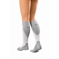 Jobst 7528903 Knee High CT Sport Socks-15-20 mmHg-White/Gray-XL