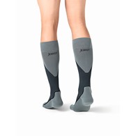 Jobst 7529013 Knee High CT Sport Socks-20-30 mmHg-Black/Gray-XL