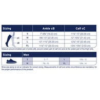 Jobst Activa Men's Dress Compression Socks - Knee High - 8-15 mmHg - Black - XL