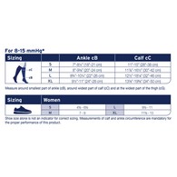 Jobst Activa Sheer Compression Stockings - Knee High - 8-15 mmHg - Sun Bronze - Medium