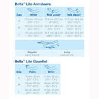 Jobst Bella Lite 15-20 mmHg Long Armsleeves with Silicone Band