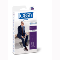 Jobst For Men Knee High Closed Toe Socks-30-40 mmHg-Full Calf