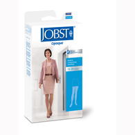 Jobst Opaque Thigh High Closed Toe Stockings-15-20 mmHg-Petite