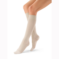 Jobst Sosoft Ribbed Knee Closed Toe Brocade-15-20 mmHg