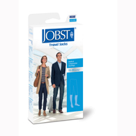 Jobst Knee High Closed Toe Travel Sock-15-20 mmHg