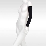Juzo 2000MXCGRSB 15-20 mmHg Soft Armsleeve w/ Silicone-Max-Black-V