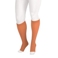 Juzo 2001 20-30 mmHg Soft Knee High Stocking-Open Toe-Size IV-Cinnamon
