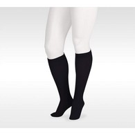 Juzo 2001 Soft Knee High Stocking w/ Silicone Border-Size IV-Black