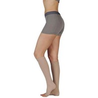 Juzo 2001 Open Toe Short Knee High Stocking-Silicone Border-Size V-BGE