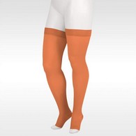 Juzo 2001 Open Toe Thigh High Stocking-Silicone Border-Size III-CINN