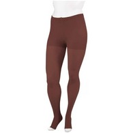 Juzo 2001 20-30 mmHg Soft Pantyhose w/ Open Toe-Size IV-Chocolate