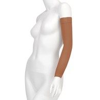 Juzo 2001CGRSB 20-30 mmHg Soft Armsleeve w/ Silicone-Regular-Beige-IV