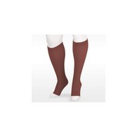 Juzo 2002 Soft Short Knee High Stocking w/ Open Toe-Size V-Chocolate