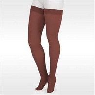 Juzo 2002 Thigh High Stocking w/ Silicone Border-Size II-Chocolate