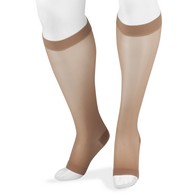 Juzo 2101 20-30 mmHg Sheer Short Knee High Stockings w/ OT-Size IV-BGE