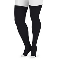 Juzo 3511AGSB 20-30 mmHg Dynamic Thigh High w/ Silicone-OT-IV-BLK