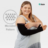 Juzo 3511CGRSB 20-30 mmHg Dynamic Armsleeve w/ Silicone-Black-I