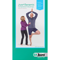 Juzo 3512AD3SBSH Dynamic Knee High w/ Silicone-Open Toe-Short-II-BGE