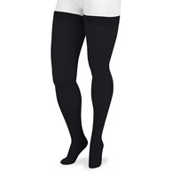 Juzo 3512AGFFSB 30-40 mmHg Dynamic Thigh High w/ Silicone-FF-III-BLK