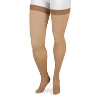 Juzo 4412AGFFSBSH Basic Thigh High w/ Silicone-Full Foot-Short-III-BGE