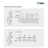 Juzo 4700AD Basic Casual Compression Socks, 15-20 mmHg, Small to XL, Black or White