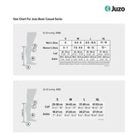 Juzo 4701AD06-M Basic Casual Compression Socks, 20-30 mmHg, Medium, White