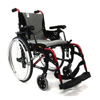 Karman S-Ergo 305 Wheelchair w/ Adjustable Seat Height-18" Seat-Red