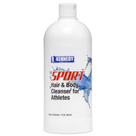 Kennedy Sport Hair & Body Cleanser for Athletes-32 oz Bottle