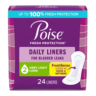 Poise Fresh Protection Kimberly Clark 19308-Poise Bladder Control Pads, Light Absorbency, One Size Fits Most, 8.5" (CS/192)