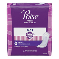 Poise Fresh Protection Kimberly Clark 33592-Poise Bladder Control Pads, Heavy Absorbency, Pads & Liners (CS/132)