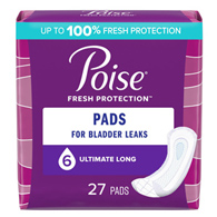 Poise Fresh Protection Kimberly Clark 33593-Poise Bladder Control Female Disposable Pads, Heavy Absorbency (CS/108)