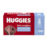 Huggies Little Snugglers Kimberly Clark 40581-Huggies Little Snugglers Diaper, Micro Preemie (CS/240)