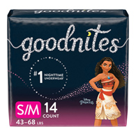 GoodNites Kimberly Clark 41314-GoodNites Absorbent Underwear, Small/Medium, Youth Briefs & Training Pants (PK/14)